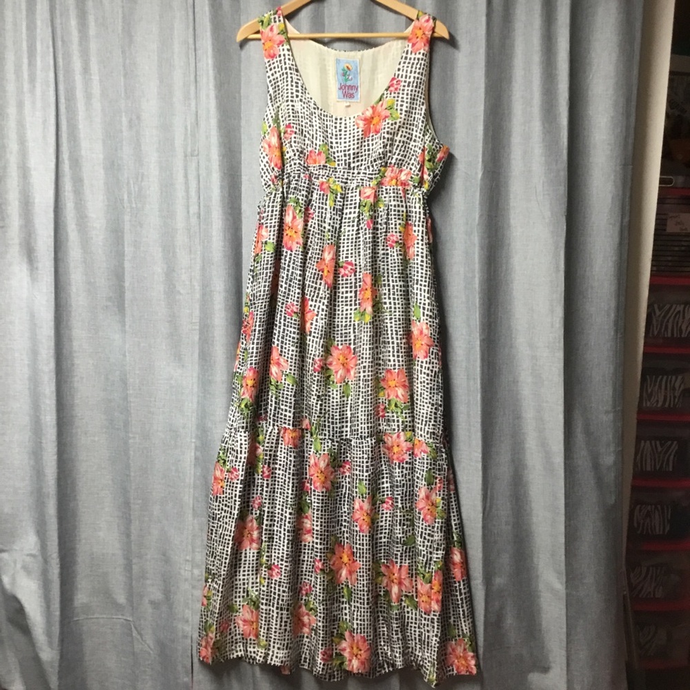 Johnny Was Floral Maxi Dress